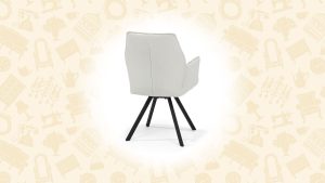 Eetstoel Tina Teddy Bright White