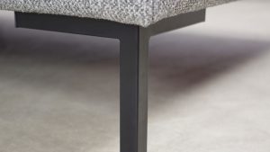 Hoekbank Bjorn met stoffen of lederen bekleding
