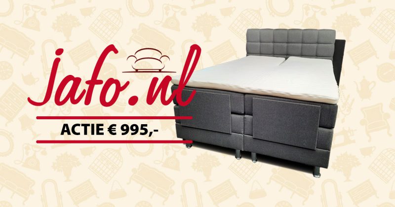 Actie - Electrisch verstelbare boxspring 140x200cm
